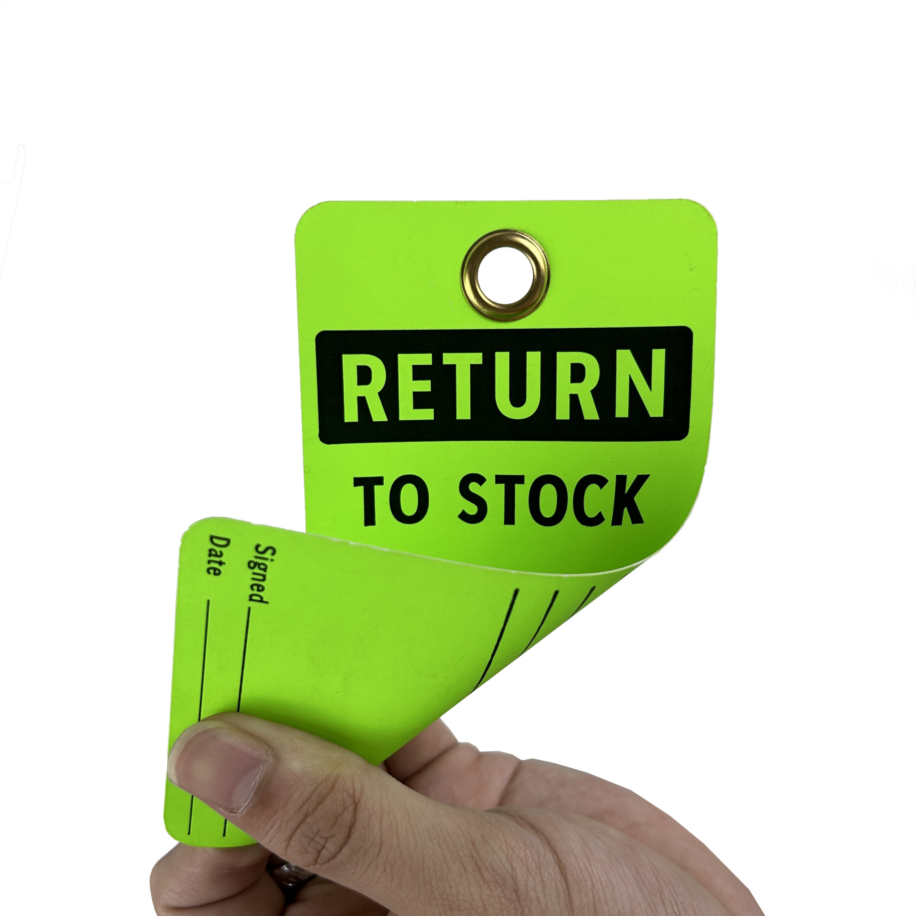 Durable Custom Design Plastic Safety Tag Identification tag