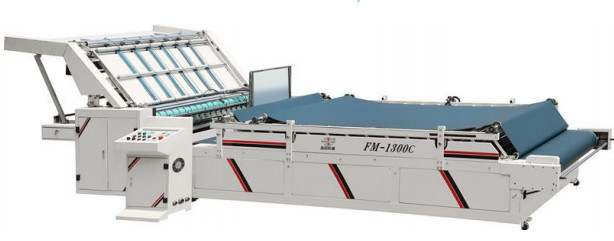 380VAC Semi Automated Flute Laminator Machine 1400*1300mm Sheet To Sheet Paper Plate