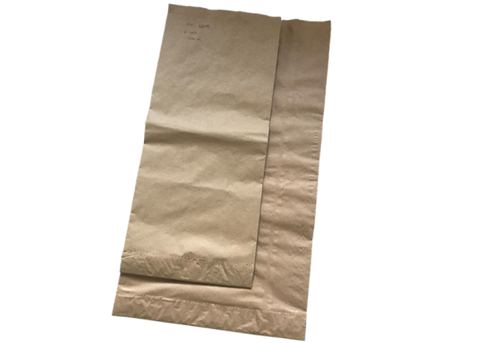 Coconut Packaging Food Grade Pinch Bottom Paper Bags Recycled Logo Print