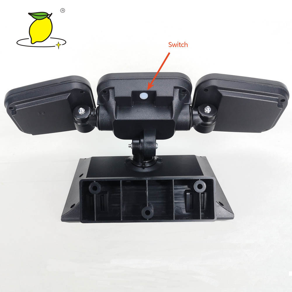 Li-Ion 2400mAh Solar Led Wall Light Motion Sensor For Garden