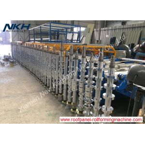 Steel Door Frame Roll Forming Machine Fenestrated Shutter Roll Forming Machine