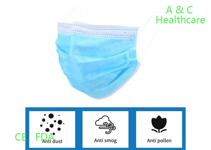 CE Face Mask Mouth Cover Mask High Filtration Environmental Friendly