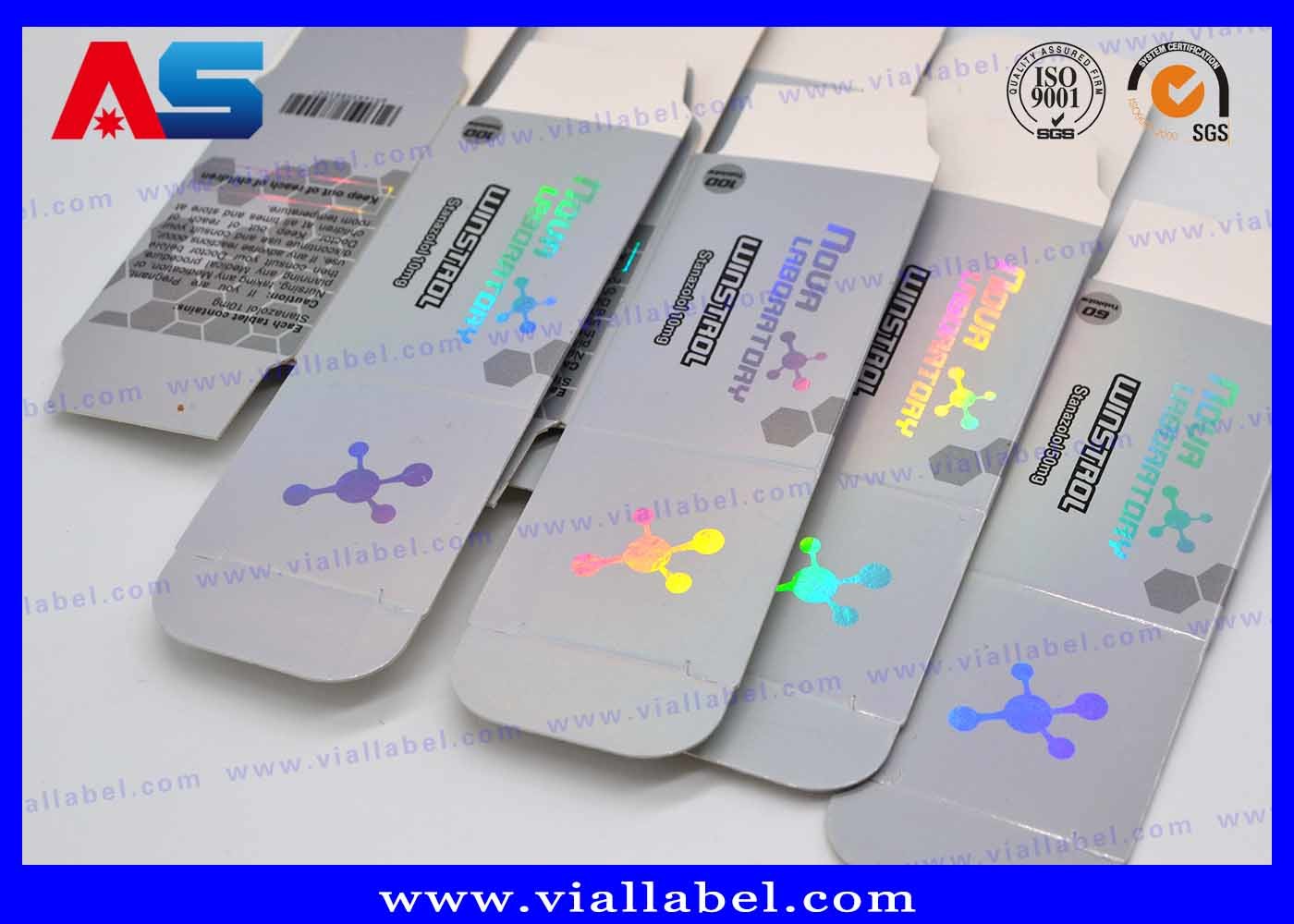 Silver / Gold / Metallic color Embossed 10ml Small Storage Boxes Professional Printing Custom Colors