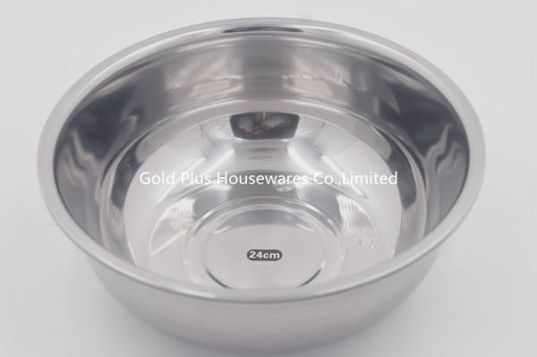 24cm China suppliers stainless steel restaurant food serving tray laser print