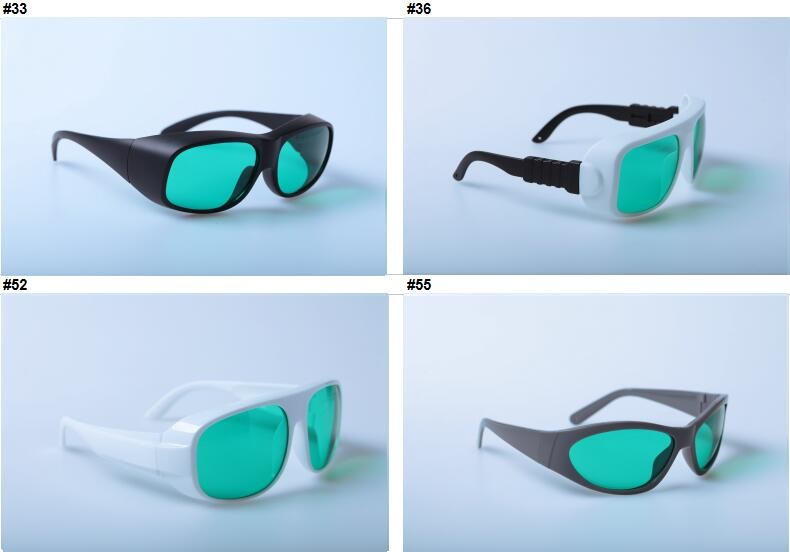 30% Transmittance 635nm Red Laser Safety Glasses OD5+ For 808nm Diodes