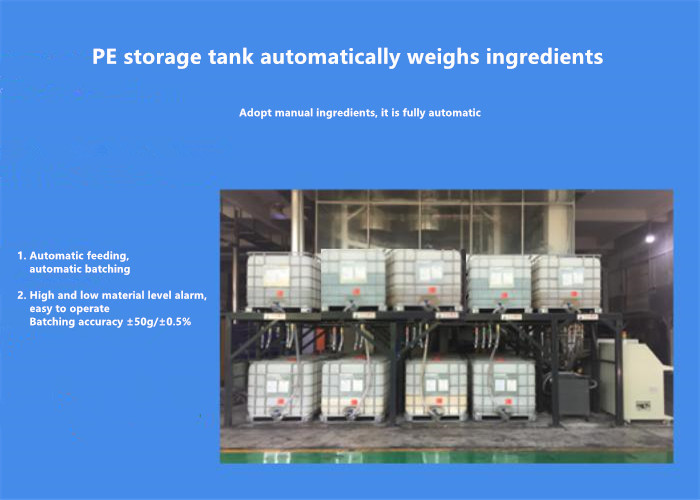 PE Storage Tank Automatically Weighs Ingredients Protective Film