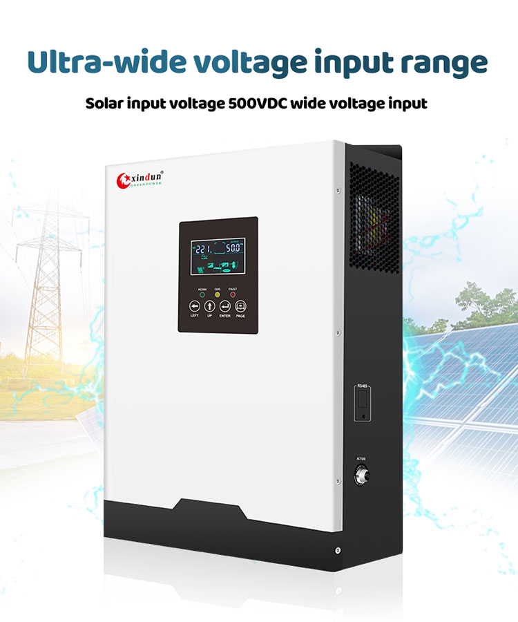 standalone inverter max pv open circuit voltage: 500V