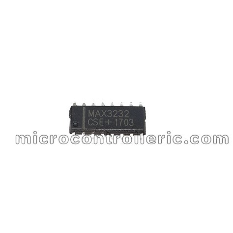MAX3232CSE+T RS-232 Interface IC 3.0V to 5.5V, Low-Power, up to 1Mbps, True RS