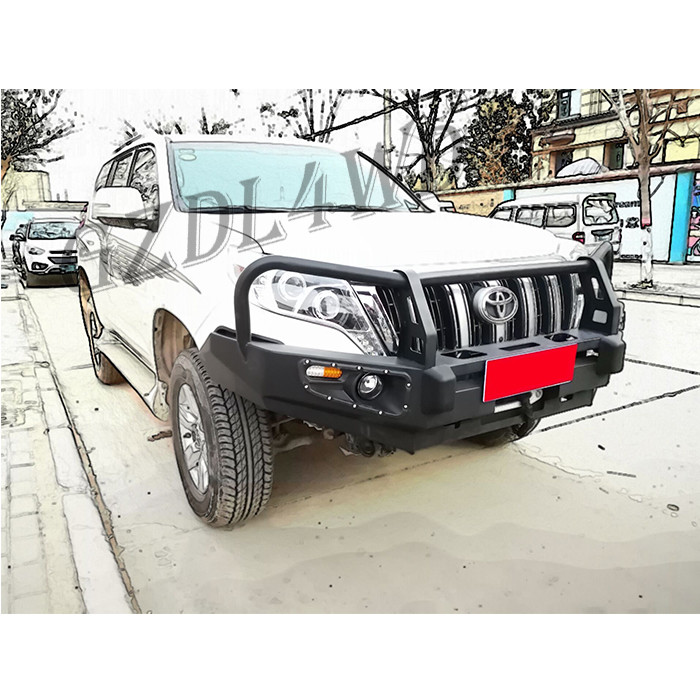 Skid Plate Front Bumper Guard For Toyota Prado Fj150 / Metal Car Bumper