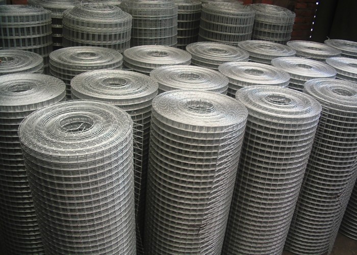 Welded Galvanized Steel Wire Mesh 3X3 / 4X4 Mesh 23 Gauge Hardware Cloth