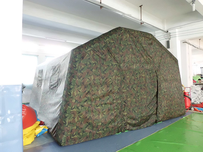 Outdoor Camping Inflatable Tent , Inflatable Military Tent For Camping