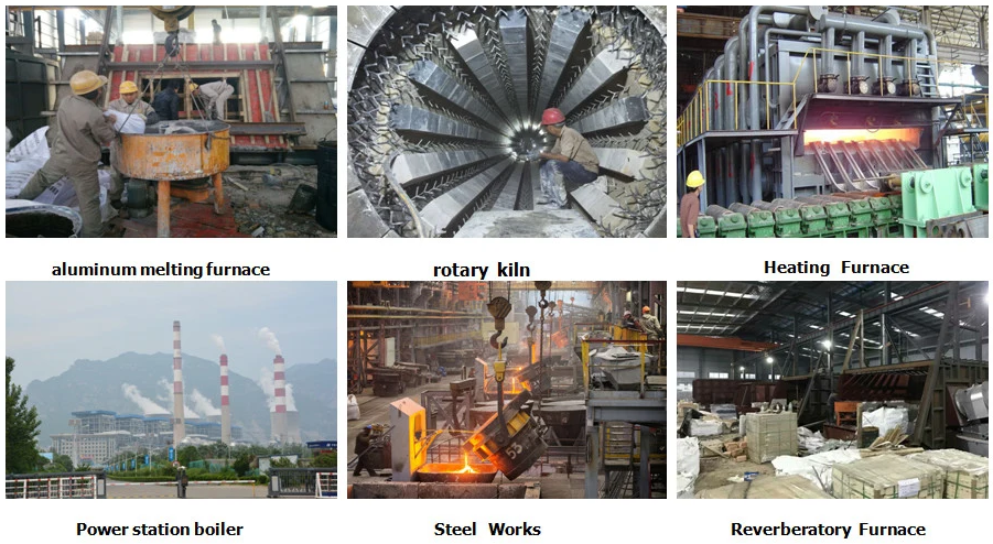 Refractoriness Degree Between 1770° and 2000° for Lightweight Glass Blocks Mullite Brick