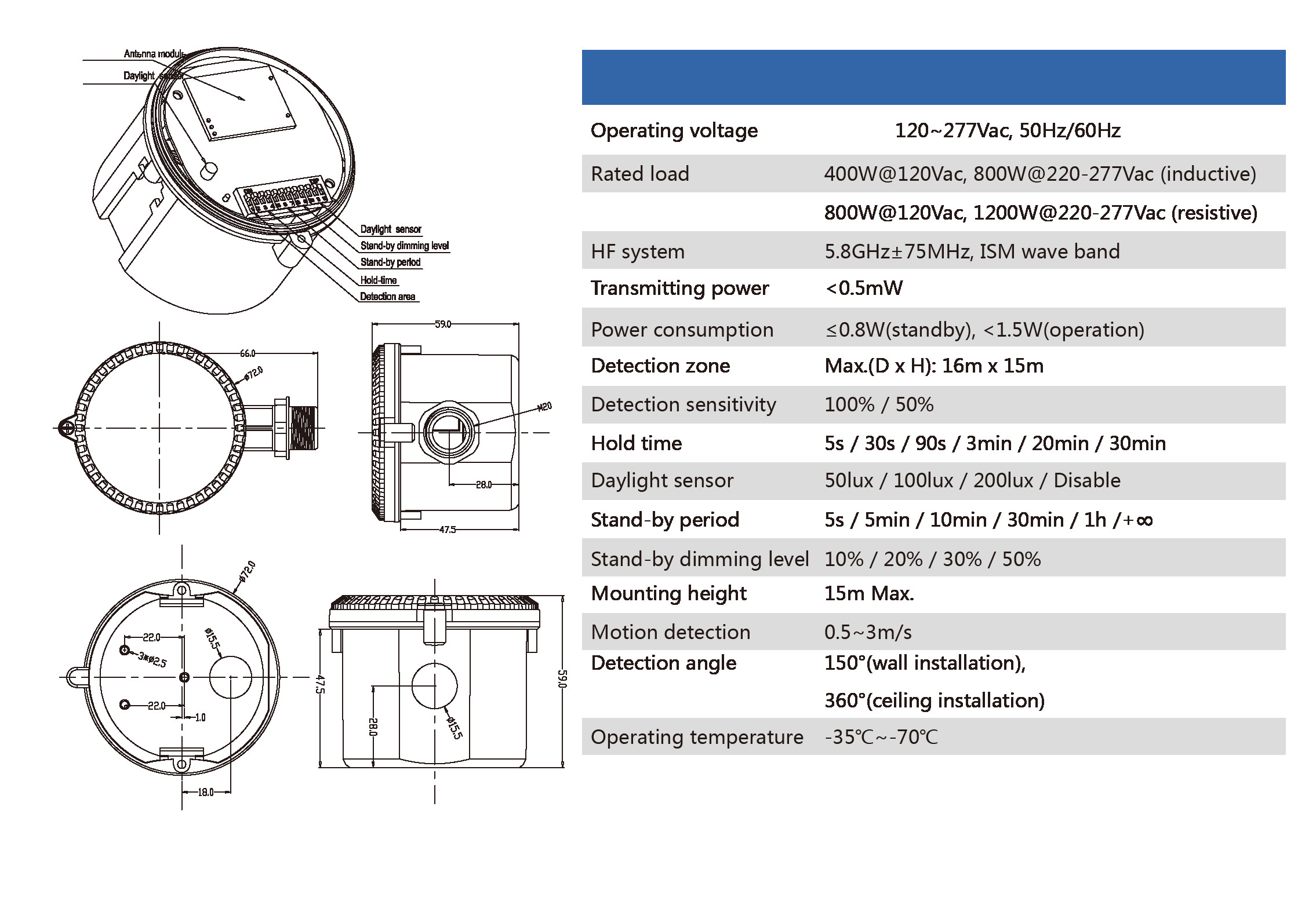 Cool White Ra70 50000H 150lm/W 150 Watt LED UFO High Bay Light