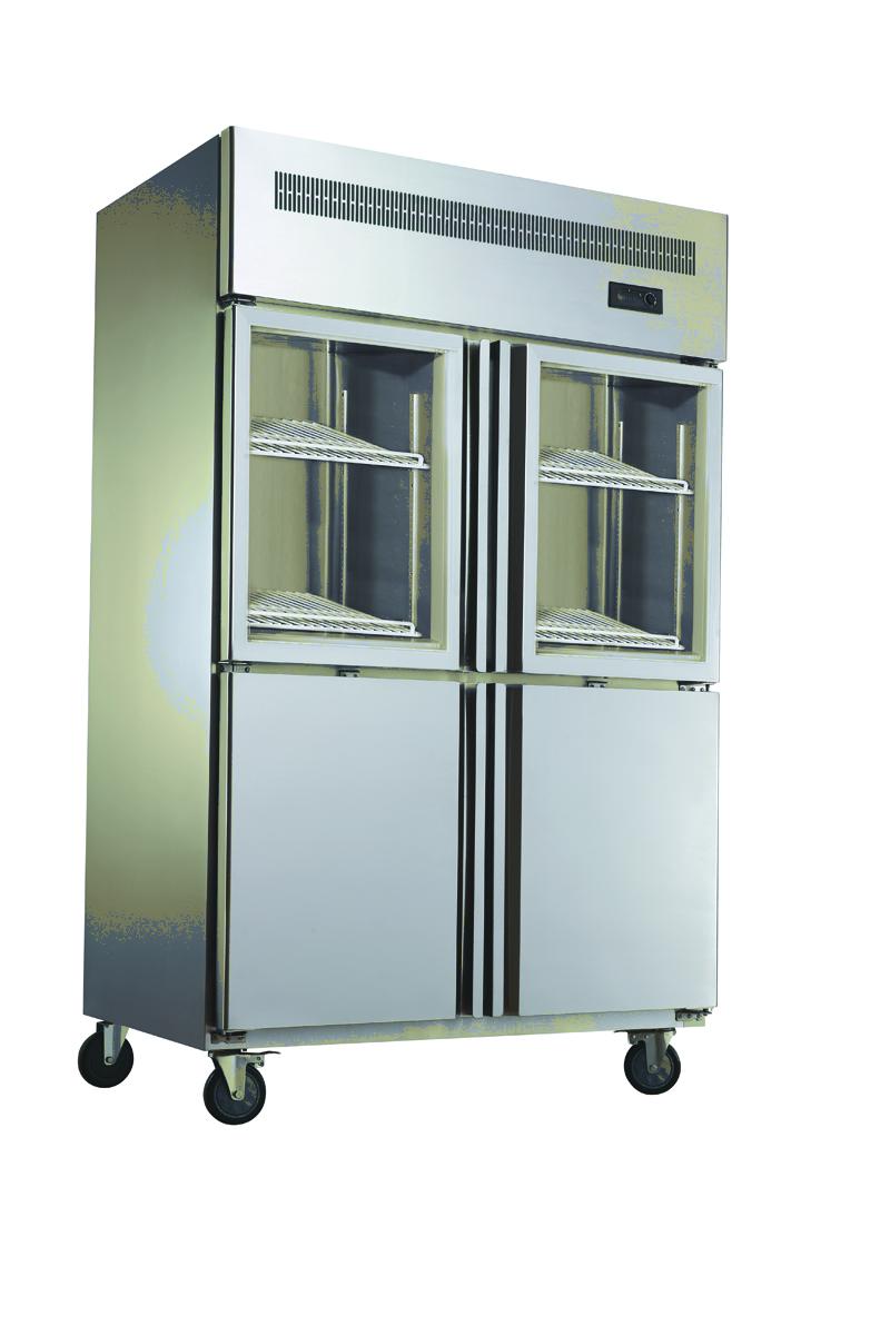 Commercial Upright Freezer , Kitchen Refrigerator Freezer CE CB