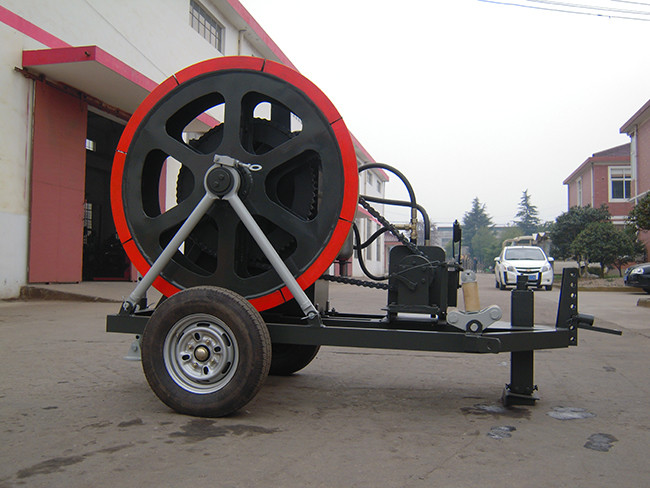 TY1x7.5 Tension Stringing Equipment 7.5kN Tension Machine For Overhead Stringing Hydraulic Meter German