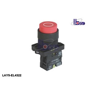 LAY5（XB2）-EL4322 red color spring return flat button push button swithes