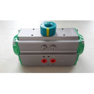 Silver Colour AT Series Pneumatic Rack And Pinion Actuator Pneumatic Actuator