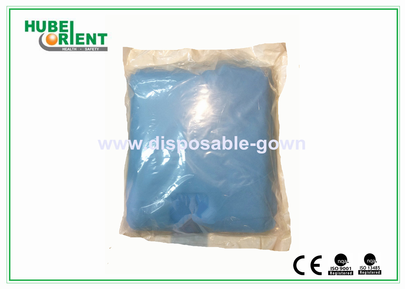 Sterile Packing Permeation Long Sleeves Anti-Static Disposable Lab Coat