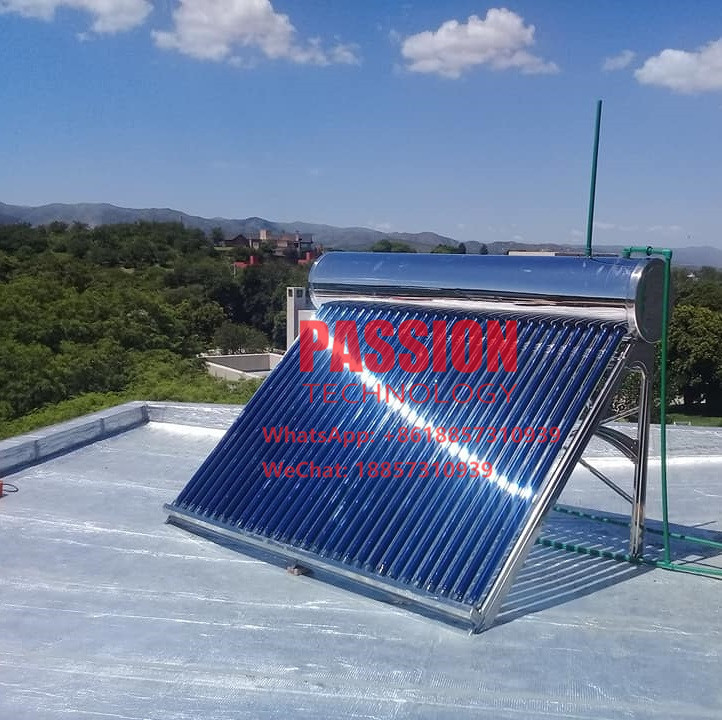 200L Low Pressure Solar Water Heater 20tubes Vacuum Tube Solar Collector