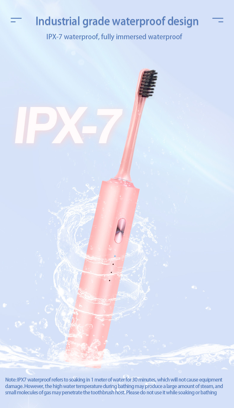 Disinfection and Mouthwash 2-in-1 Cup Wireless Charging Portable Travel Vibration Sonic Electric toothbrush