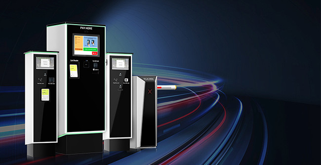 LPR Parking Payment Kiosk Touchscreen Car Park Payment Machine