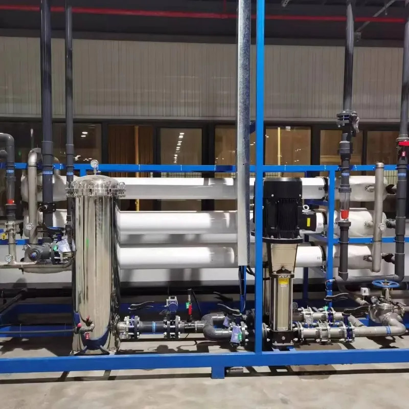 Brackish Well Water Purifying 40T Desalination Plant RO Water Filtration With 98.5% Desalination Rate