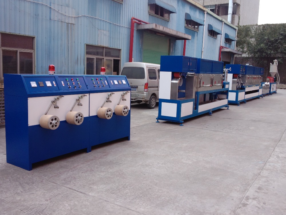 Four Strap Extruder Machine High Capacity PP Plastic Strap Production Line