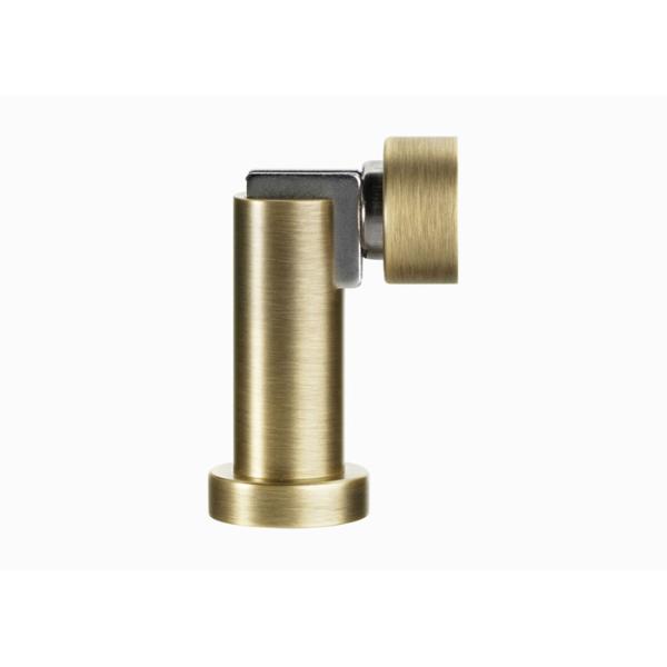 Pure Brass Non Perforated Anti Collision Door Stop , Bathroom Door Stopper Gate