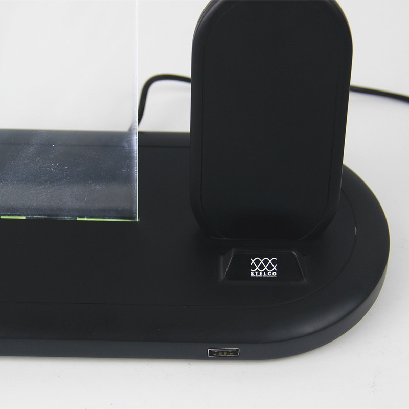 Multiscene ABS Wireless Phone Charger Stand , Portable Wireless Charging Phone Holder