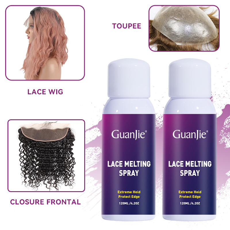 Strong Hold Lace Wig Adhesive Glue and Tint Spray for Private Label Lace Tint