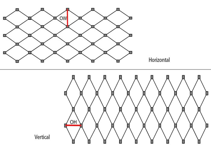 316l 7x7 Stainless Steel Wire Rope Mesh 1.6mm For Architecture Handrail Infill