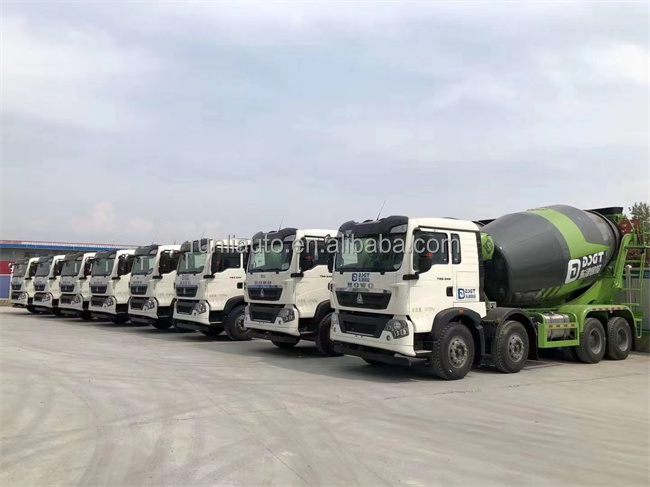 China 16m3 8x4 Concrete Mixers Trucks Selfloading Howo Concrete Mixer Truck
