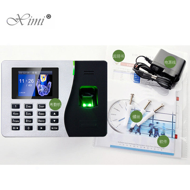 ZKTeco K14 Biometric Fingerprint Time Attendance System Machine With TCP/IP Fingerprint Time Recorder With Battery