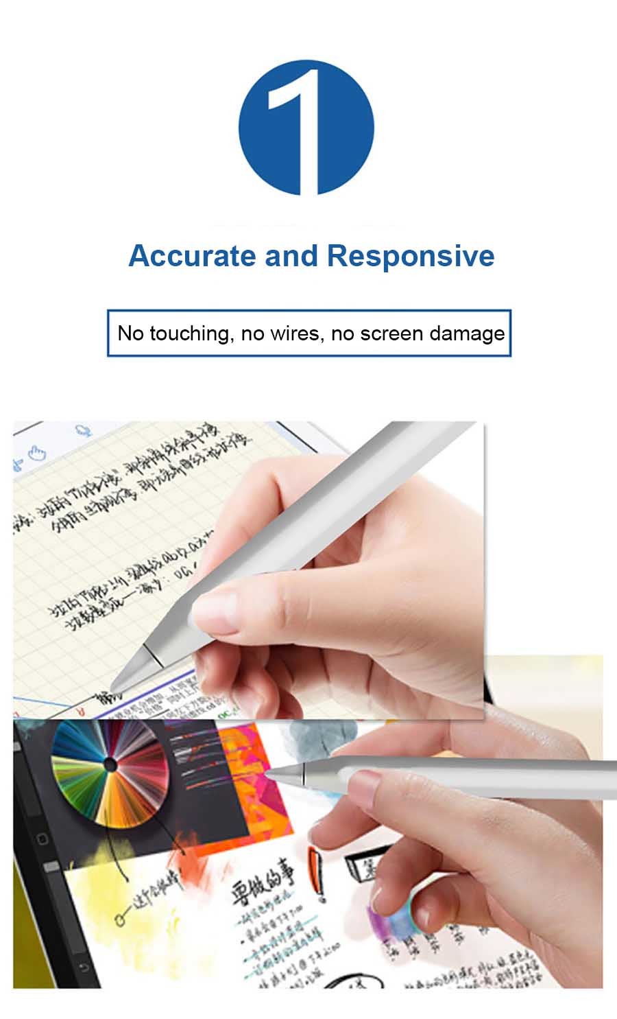 140mah Universal Capacitive Stylus Pen Drawing Pencil For Phone