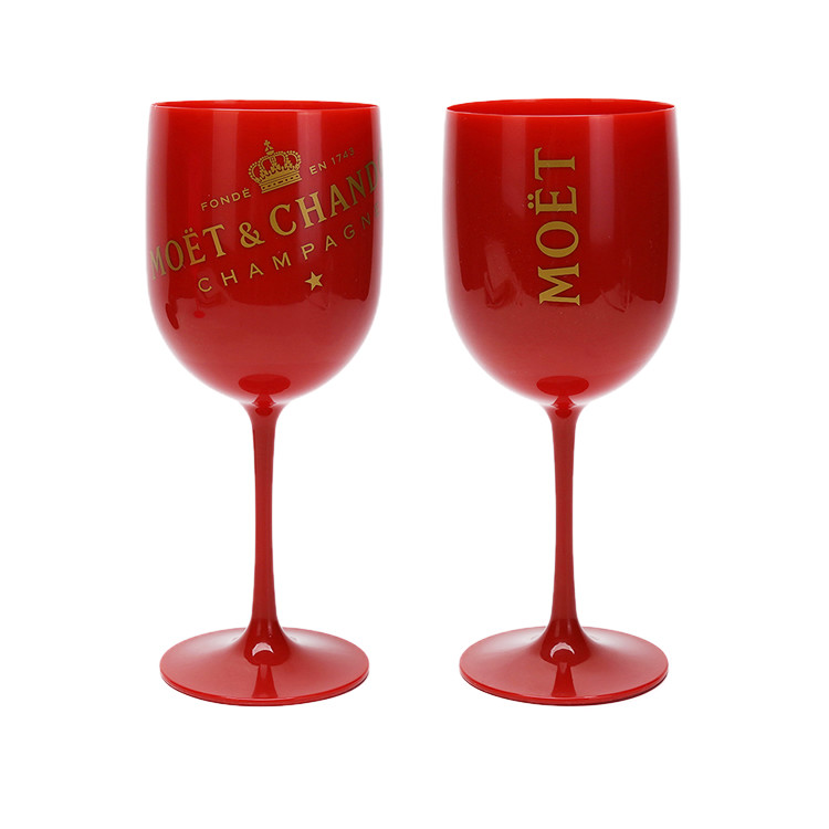 Unbreakable Branded Moet Chandon Accessories Champagne Glasses With Moet Printing