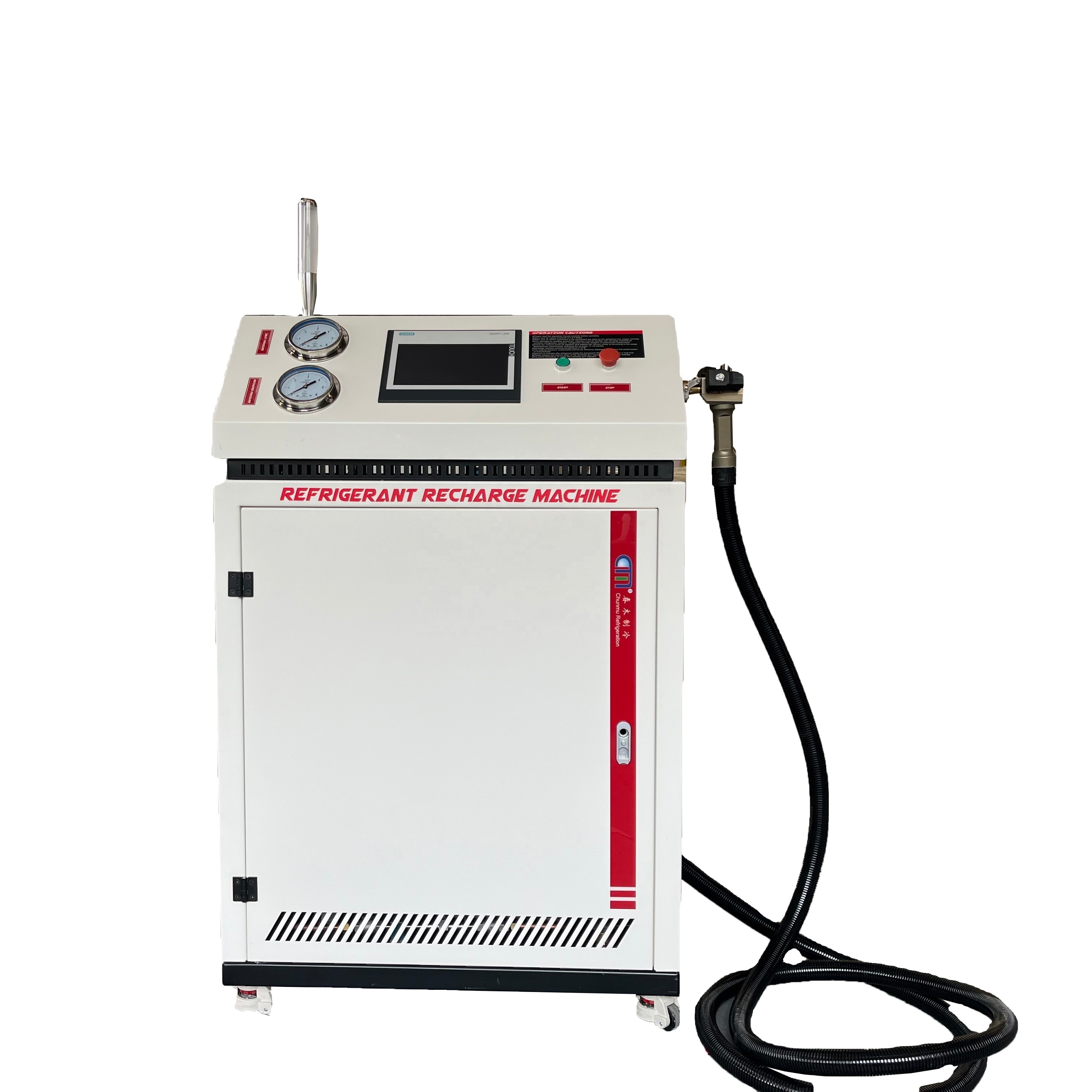 Flammable R290 R600a Refrigerant Recovery System 4HP Explosion Proof Recovery Machine Ac Charging Machine