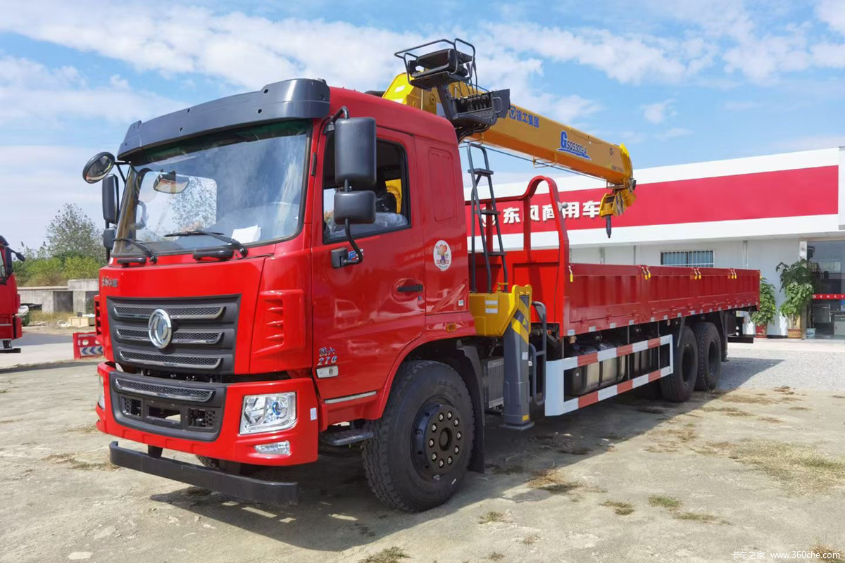 Dongfeng Huashen F5 270 Horsepower 6X4 8.5 m Truck-mounted Cran