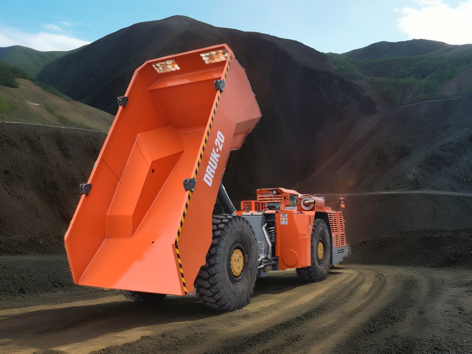 Gold Mine Copper Mine Metal Mine Usage Underground Mining Truck Dump Truck 20 Tons