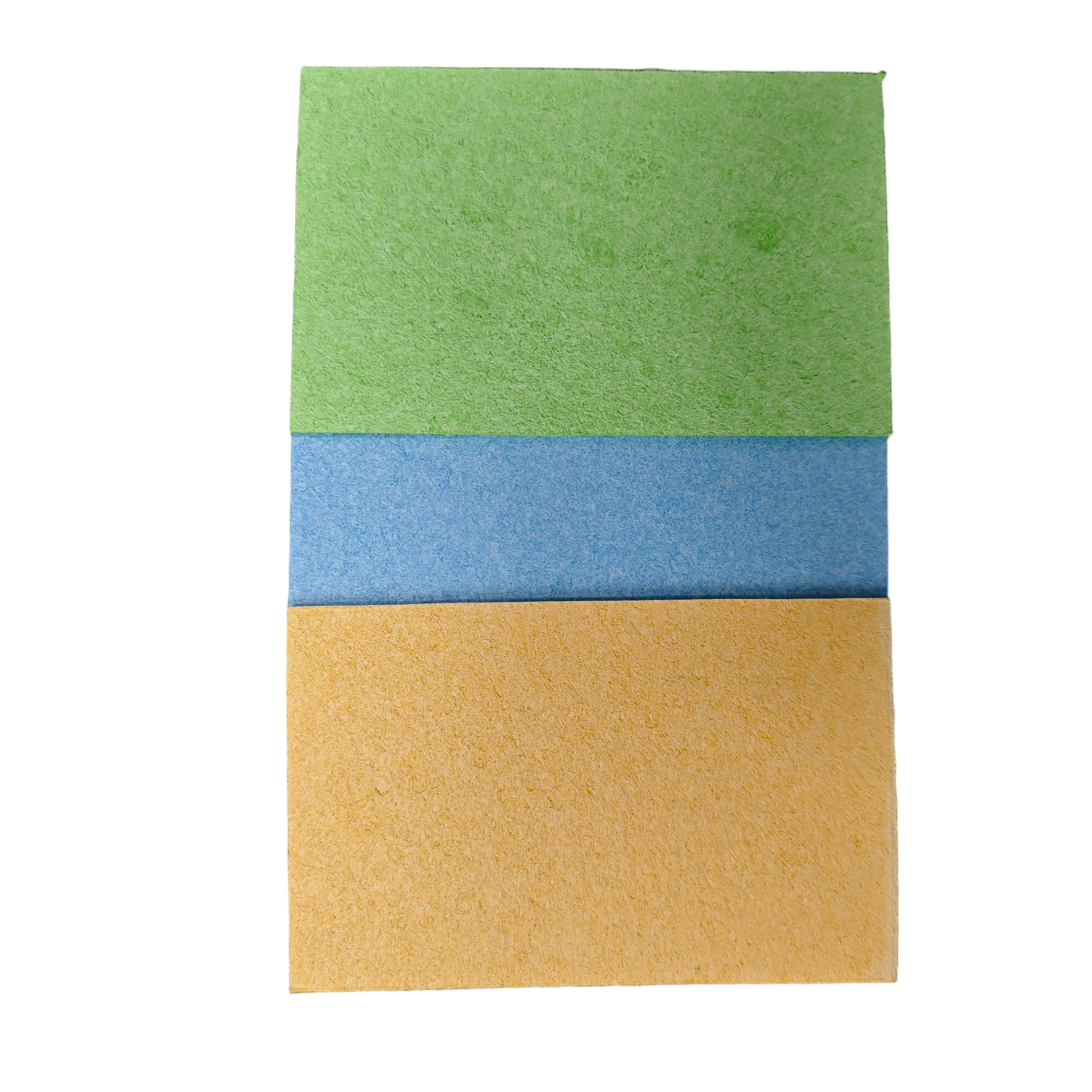 High Absorbency Custom-Shaped Kitchen Scrubber Square Compressed Cellulose