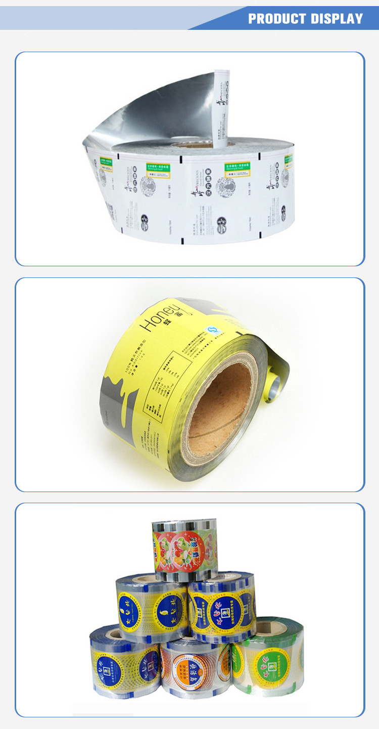 High Barrier 50 To 120 Microns Printed Packaging Film Roll