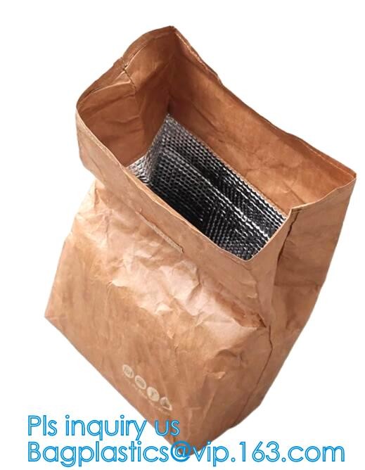 Custom Tyvek Paper Zipper Cosmetic Makeup Bag With Leather Handle,untearable tyvek zipper cosmetic bag,Environmentally f