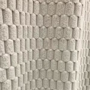 Orange Peach Fluffy Fabric Material For Plushies