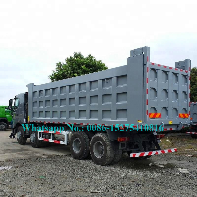 SINOTRUCK HOWO A7 371hp 8x4 12 wheeler Heavy Duty Mining Dump/ Dumper Truck For Transporting sand stone mines