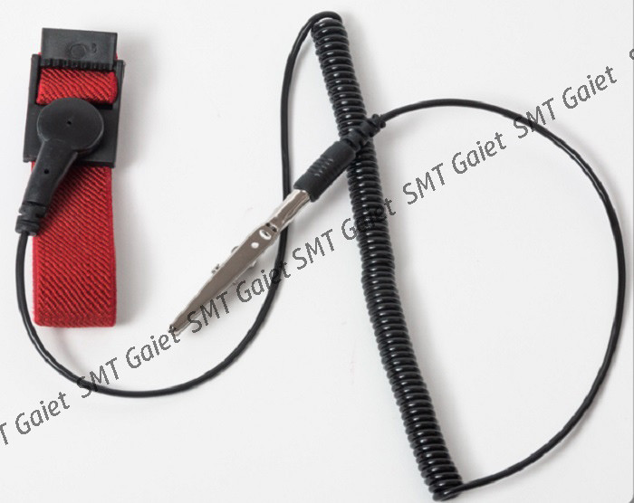 PU Line Claret Esd Wrist Strap Stretching About 1.8M
