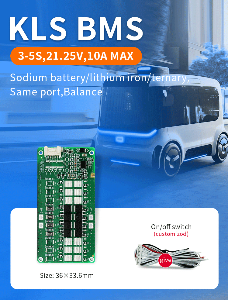 3s 4s 5s Lithium Battery Lifepo4 Bms 35a 40a 45a With Temp Sensor For E Motorcycle