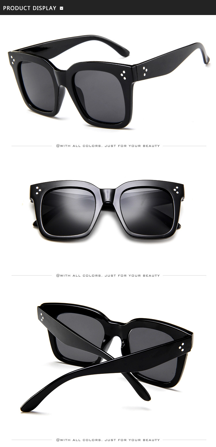 Brand Designer Retro Square Womens Hot Sale Sunglasses 146MM