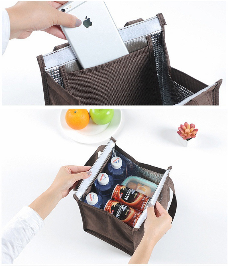 dirt proof 600D Oxford Thermal Lunch Tote Bags