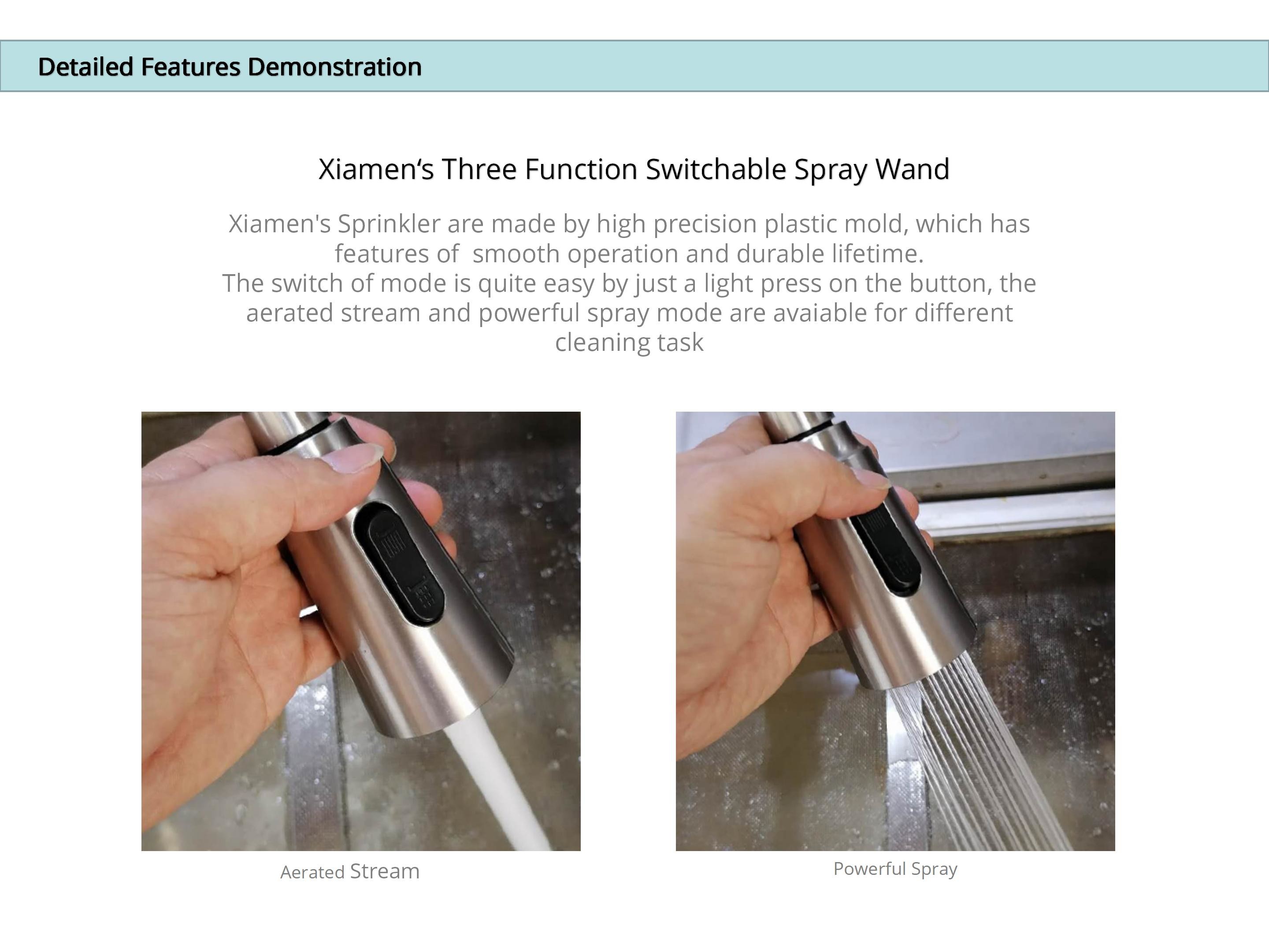 IPX5 Pull Out Spray Kitchen Faucet