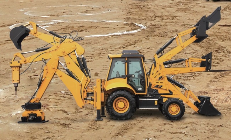 LTXG Low price hydraulic 1m3 bucket backhoe loader AC and Joystick LG9200