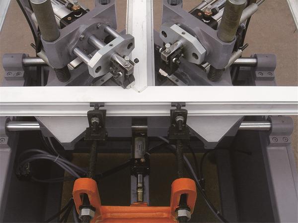 upvc window cleaning/window making machine/upvc windows/mullion cleaning/v shape